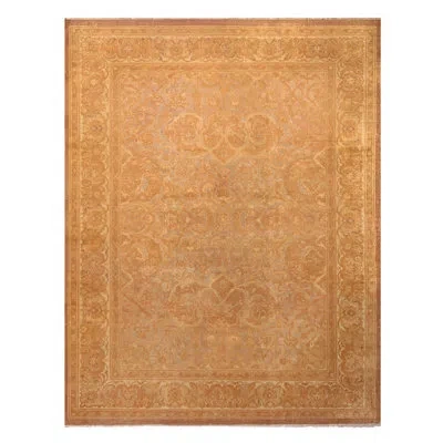 Rug & Kilim One-of-a-kind Hand-knotted Before 1900 Primitive Beige/brown 9'6" X 12'7" Wool Area Rug In Brown;beige