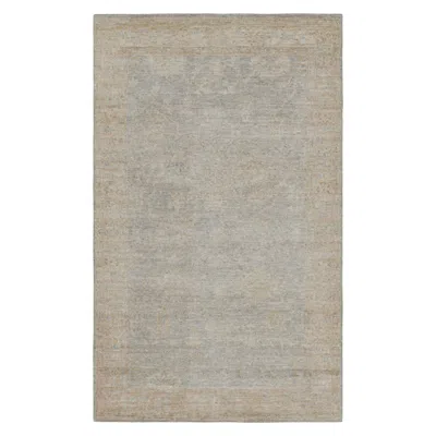 Pre-owned Rug & Kilim 's Oushak Style Rug In Beige-brown And Gray With Floral Patterns