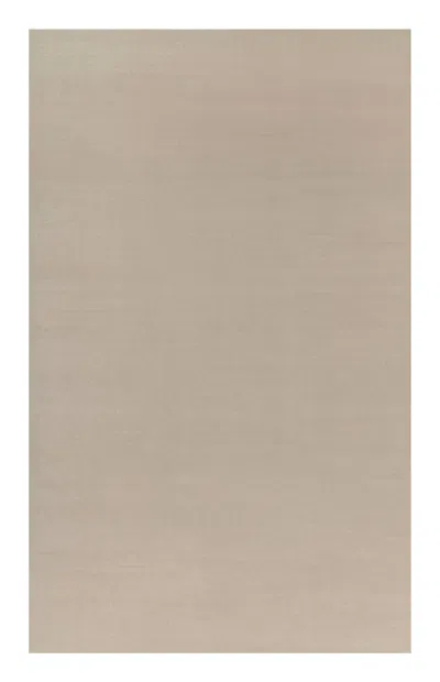Pre-owned Rug & Kilim 's Oversized Contemporary Textural Solid Rug In Cream And White Tones