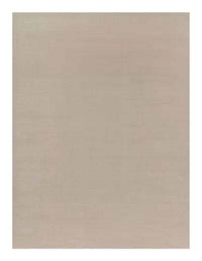 Pre-owned Rug & Kilim 's Oversized Contemporary Textural Solid Rug In Cream And White Tones