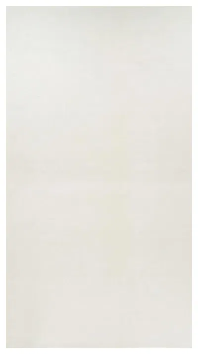 Pre-owned Rug & Kilim 's Oversized Contemporary Textural Solid Rug In White Tones