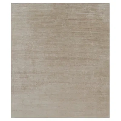 Rug & Kilim 's Oversized Modern Textural Rug In Beige-brown Stripes And Striae In Brown;beige;white;cream