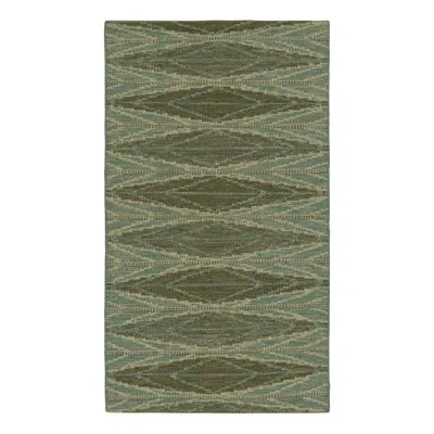 Rug & Kilim Rectangle 3'x5'4” Wool Area Rug In Blue;brown;beige