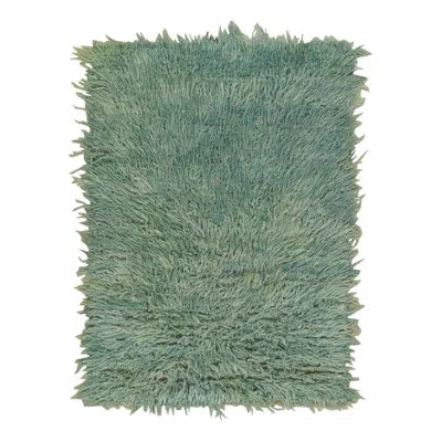 Rug & Kilim Rectangle 4'5?x6'5? Wool Area Rug In Blue;green