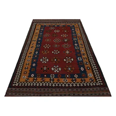 Rug & Kilim Rectangle 5'1”x8'9” Wool Area Rug In Multi