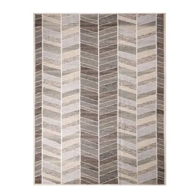 Rug & Kilim Rectangle Hand Knotted Wool Area Rug In Blue;brown;gray