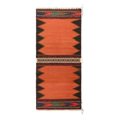 Rug & Kilim Rectangle  Wool Area Rug In Orange