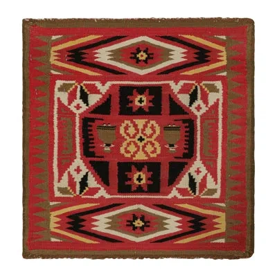 Rug & Kilim Rectangle Wool Area Rug In Brown