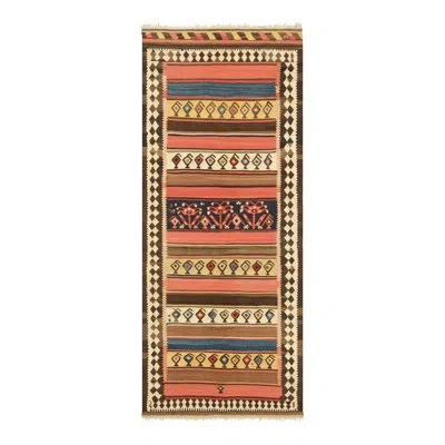 Rug & Kilim Rectangle Wool Area Rug In Blue;brown;red;beige