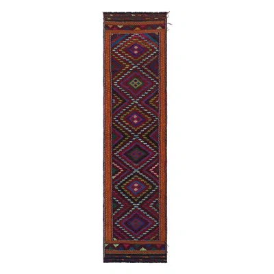 Rug & Kilim Rectangle Wool Area Rug In Blue;brown;red;beige;green