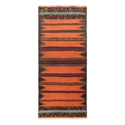 Rug & Kilim Rectangle  Wool Area Rug In Blue;brown;red;beige;orange