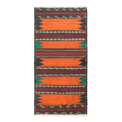 Rug & Kilim Rectangle  Wool Area Rug In Blue;brown;red;beige;orange;green