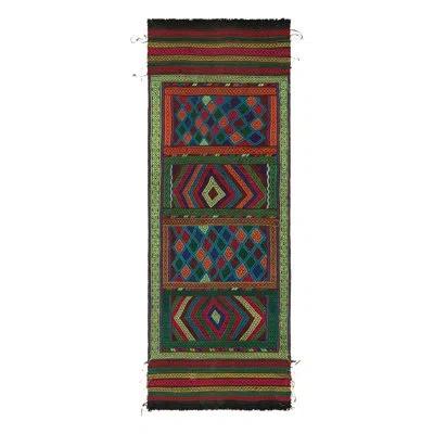 Rug & Kilim Rectangle  Wool Area Rug In Blue;brown;red;beige;orange;green