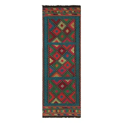 Rug & Kilim Rectangle  Wool Area Rug In Green