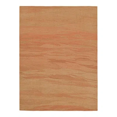 Rug & Kilim Rectangle Wool Area Rug In Brown;beige