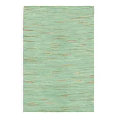 Rug & Kilim Rectangle Wool Area Rug In Brown;beige;green