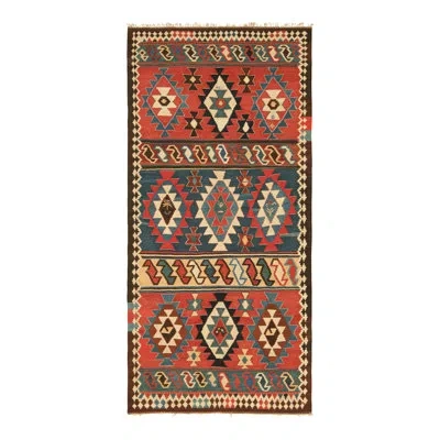 Rug & Kilim Rectangle Wool Area Rug In Multi