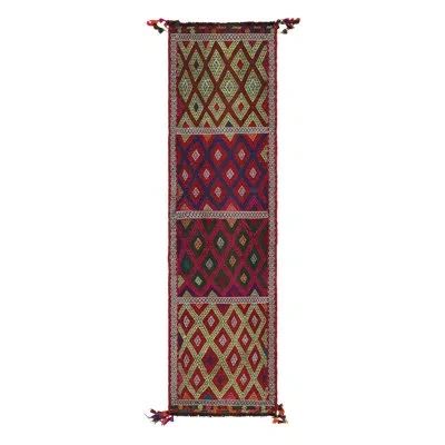 Rug & Kilim Rectangle  Wool Area Rug In Brown;red;beige;green