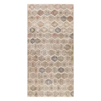 Rug & Kilim Rectangle Wool Area Rug In Brown,red,beige,pink,green