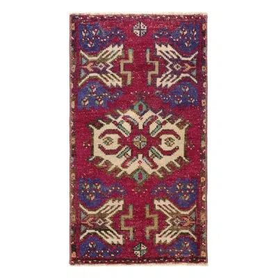 Rug & Kilim Rectangle  Wool Area Rug In Brown;red;beige;purple;green
