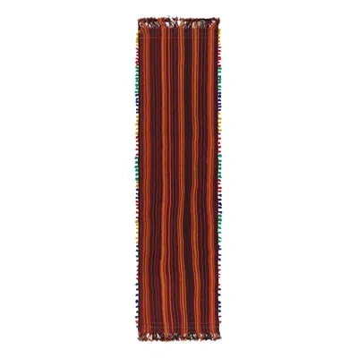 Rug & Kilim Rectangle Wool Area Rug In Orange;green
