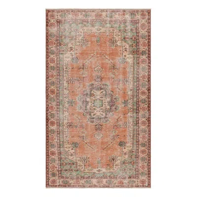 Rug & Kilim Rectangle Wool Rug In Brown