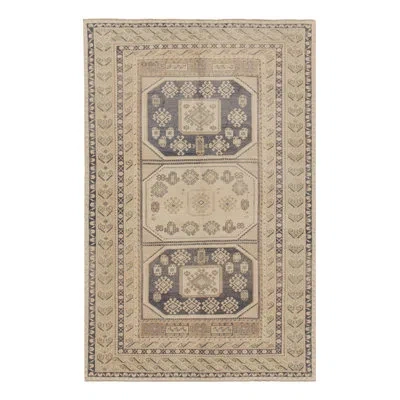 Rug & Kilim Rectangle Wool Rug In Black