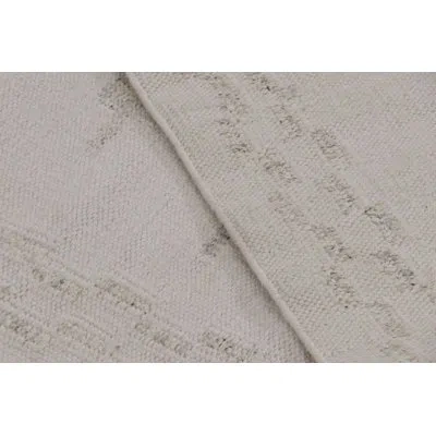 Rug & Kilim 's Scandinavian Outdoor Rug, Geometric Patterns Over White In Beige;white;gray