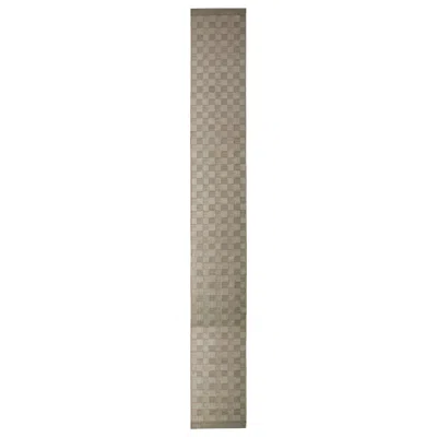 Pre-owned Rug & Kilim 's Scandinavian Style Extra Long Runner, With Geometric Patterns In Brown