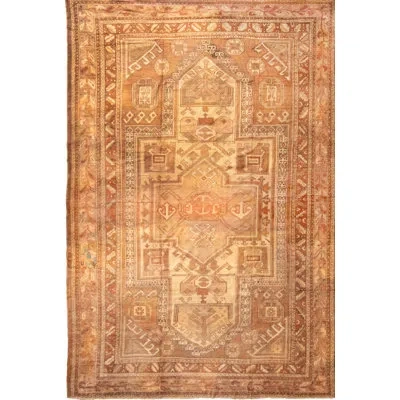 Rug & Kilim Vintage Gordes Transitional Beige And Brown Wool Rug