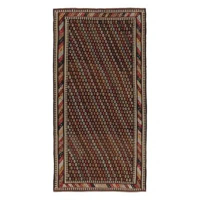 Rug & Kilim Vintage  Kilim, Tribal Geometric Motifs In Vibrant Hues -  In Beige,brown,red,blue,green,gray,silver,pink
