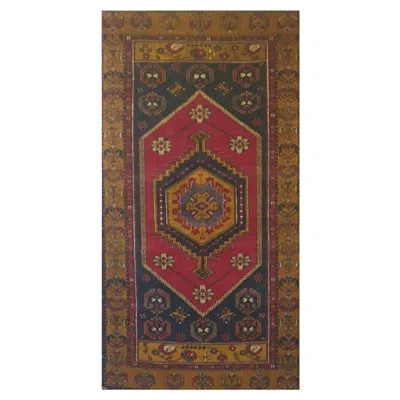 Pre-owned Rug & Kilim Yahyali Rug In Brown
