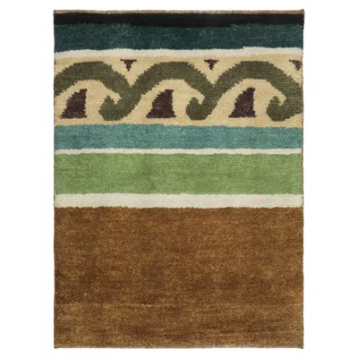 Pre-owned Rug & Kilim �s Art Deco Custom Rug Sample - 5033700 In Brown