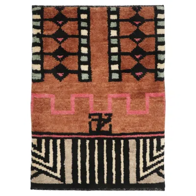 Pre-owned Rug & Kilim �s Contemporary Custom Rug Sample - 5032648 In Brown