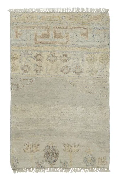 Pre-owned Rug & Kilim �s Khotan Style Custom Rug Sample - 5033146 In Beige