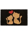 Rug Smith Cats Doormat In Black