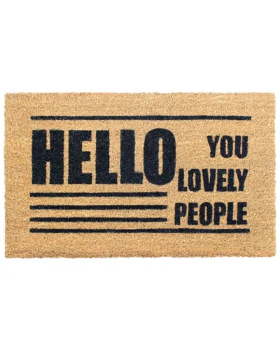 Rug Smith Hello Doormat In Natural