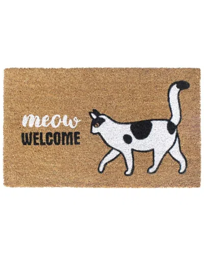Rug Smith Meow Doormat In Black
