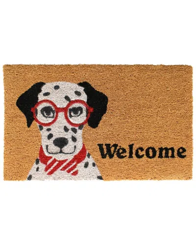 Rug Smith Rugsmith Natural Dalmatian Welcome Doormat