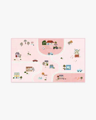 Ruggable About Town Pink Flatwoven Rug