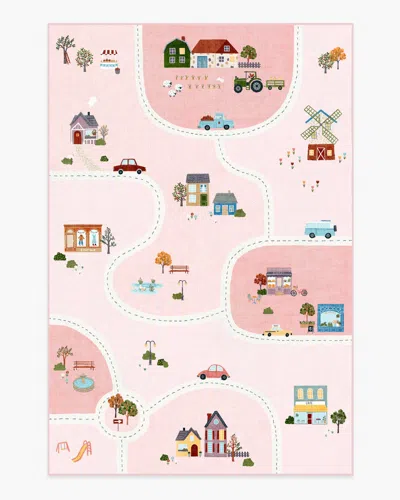Ruggable About Town Pink Flatwoven Rug