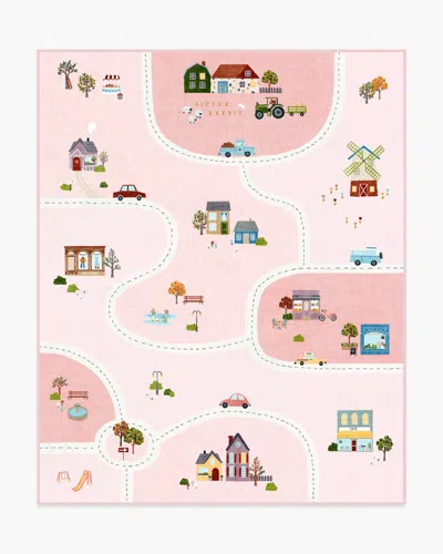 Ruggable About Town Pink Flatwoven Rug