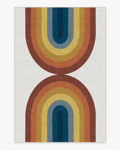 Ruggable Absida Rainbow Flatwoven Rug In Multi