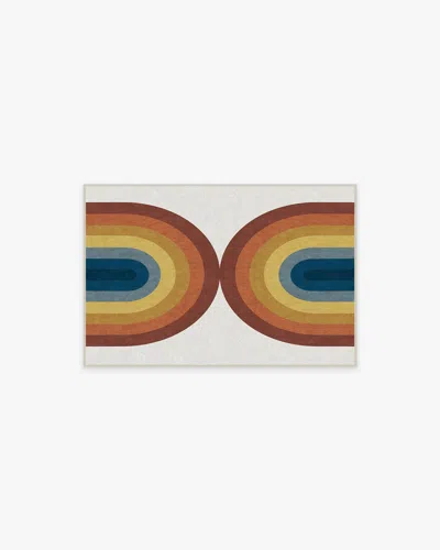 Ruggable Absida Rainbow Flatwoven Rug In Multi