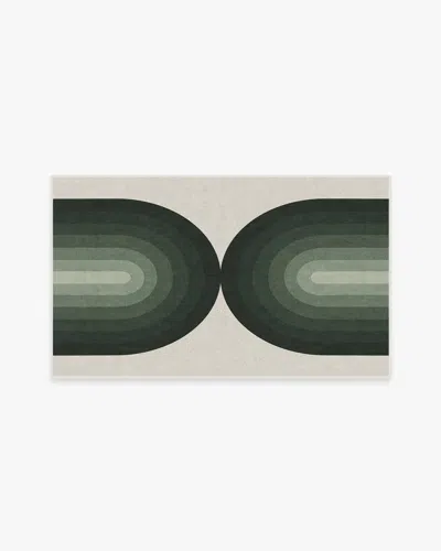 Ruggable Absida Sage Flatwoven Rug In Green