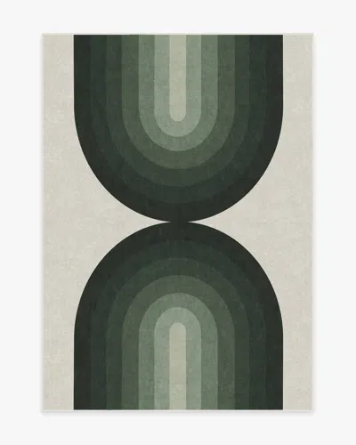 Ruggable Absida Sage Flatwoven Rug In Green