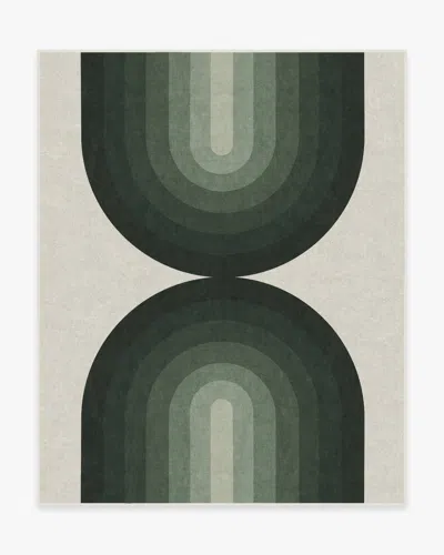 Ruggable Absida Sage Flatwoven Rug In Green