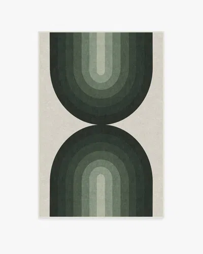 Ruggable Absida Sage Flatwoven Rug In Green