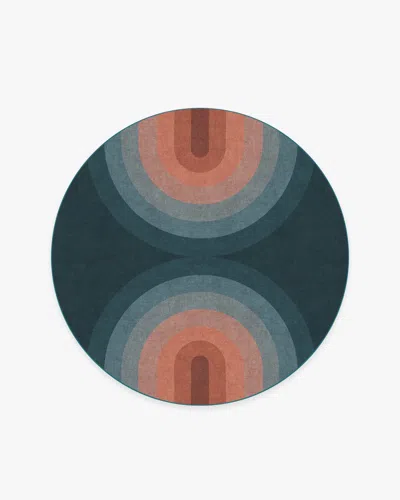 Ruggable Absida Teal Flatwoven Rug In Blue