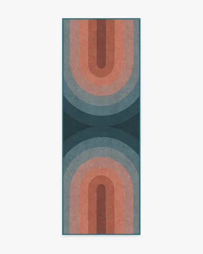 Ruggable Absida Teal Flatwoven Rug In Blue